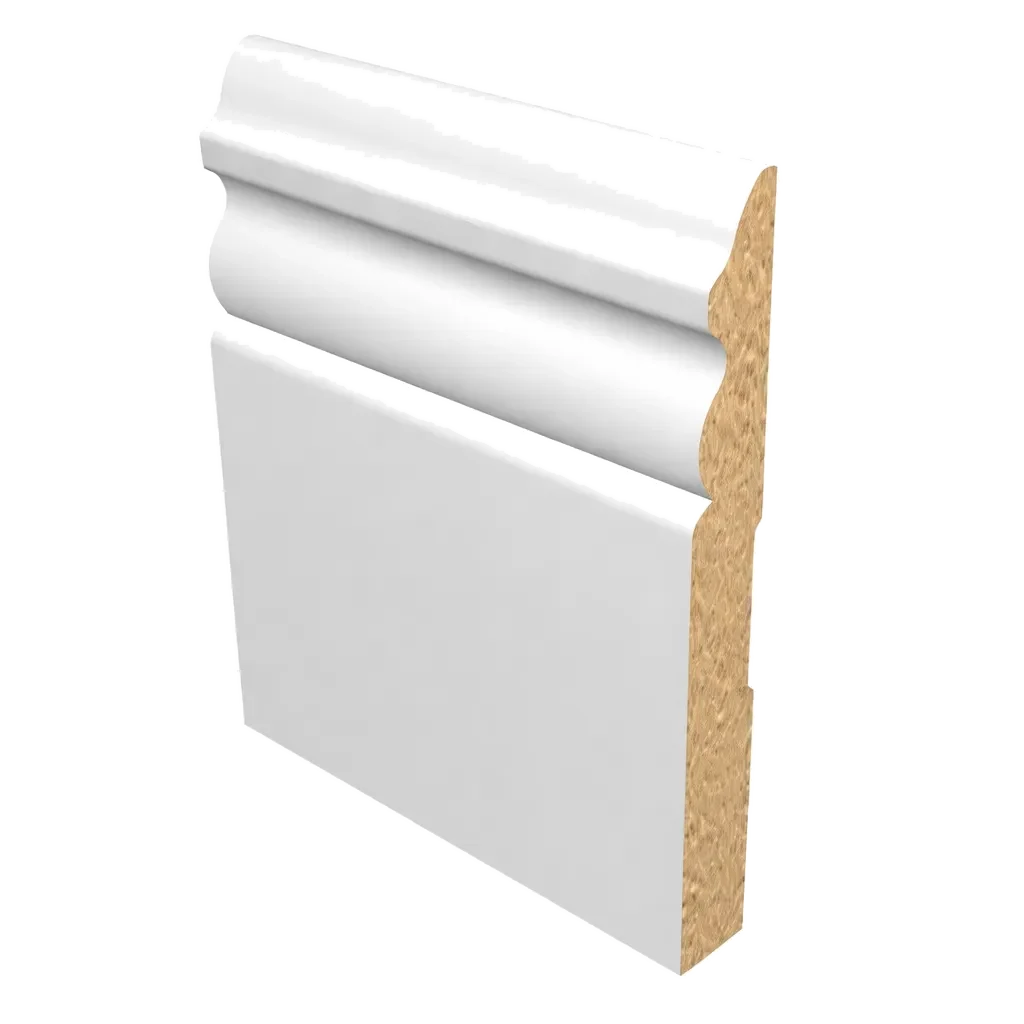 5180 | LDF/MDF | 5-1/4" X 9/16" baseboard profile