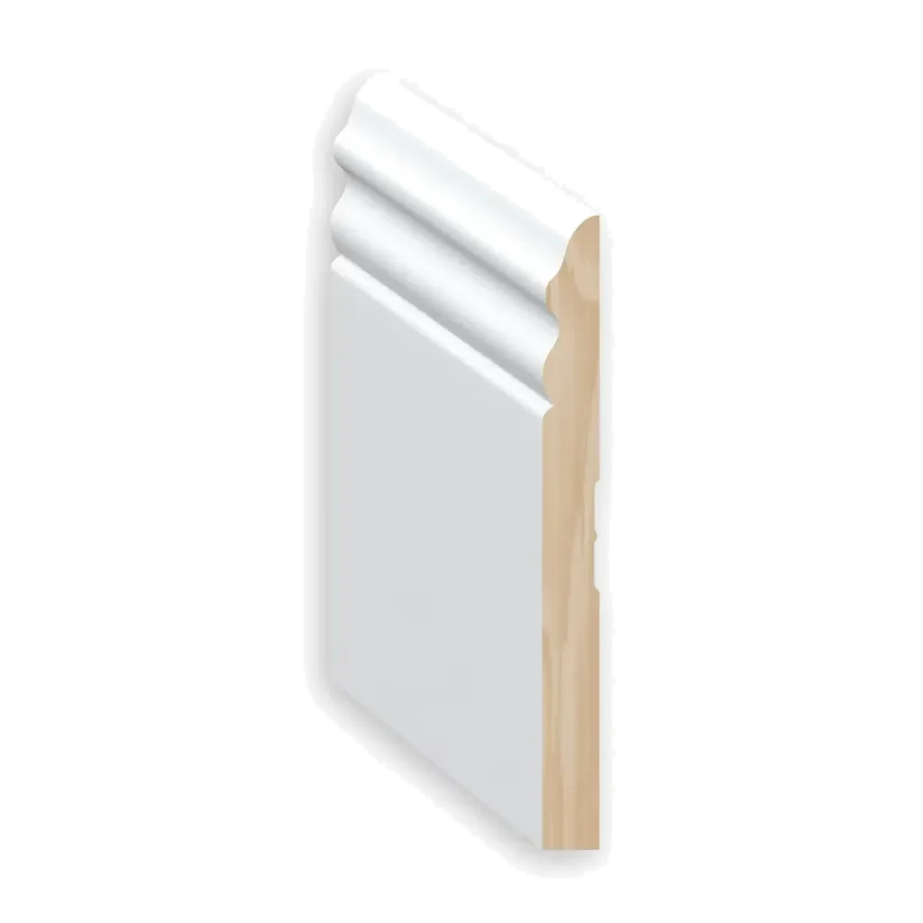 6180P | FJ Pine Primed baseboard profile