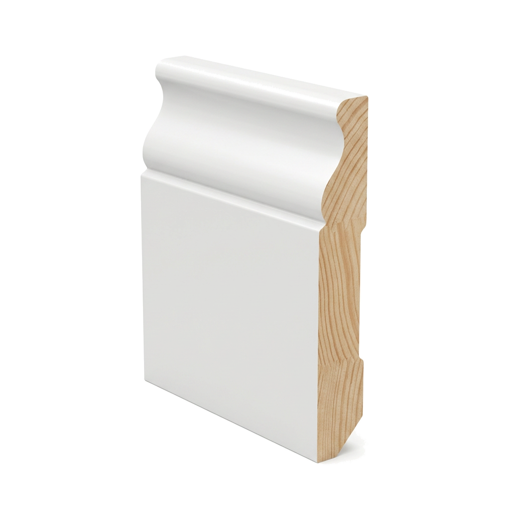 WM 688P | FJ Pine Primed baseboard profile