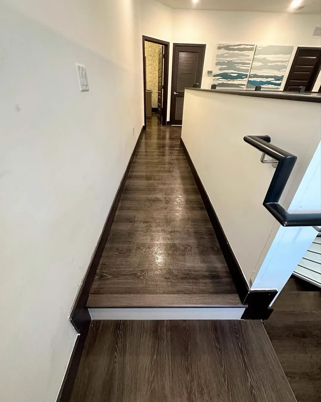 Hardwood flooring installed by D'Landra Wooden Floors in South Florida