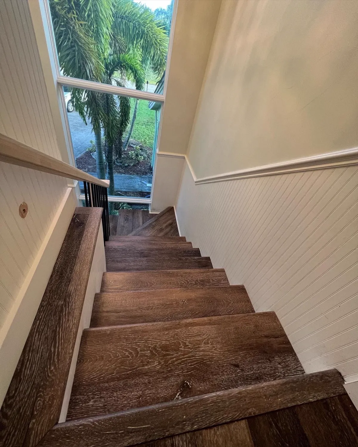 Hardwood flooring installed by D'Landra Wooden Floors in South Florida