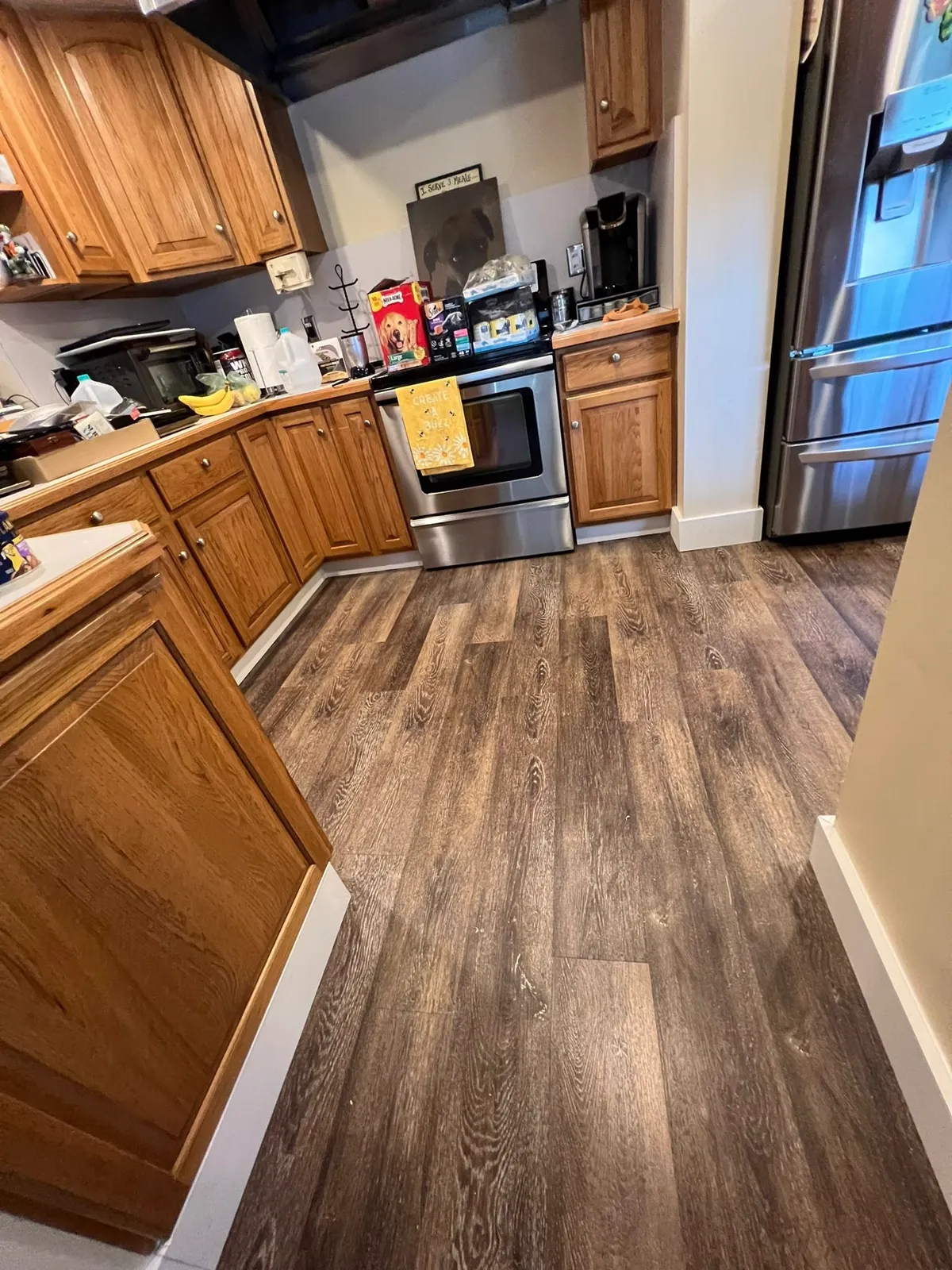 Hardwood flooring installed by D'Landra Wooden Floors in South Florida