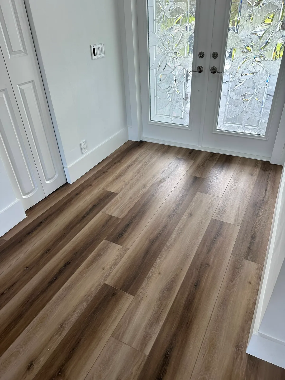 Hardwood flooring installed by D'Landra Wooden Floors in South Florida