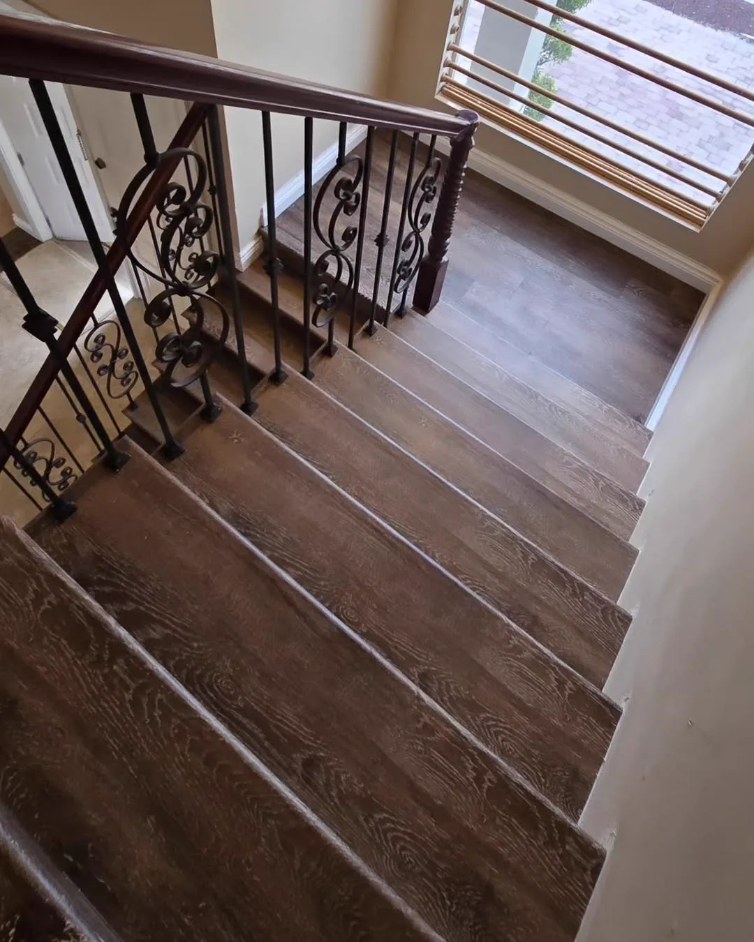 Hardwood flooring installed by D'Landra Wooden Floors in South Florida