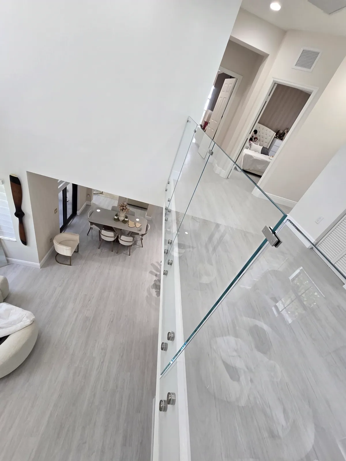Luxury vinyl plank flooring installed by D'Landra Wooden Floors in South Florida