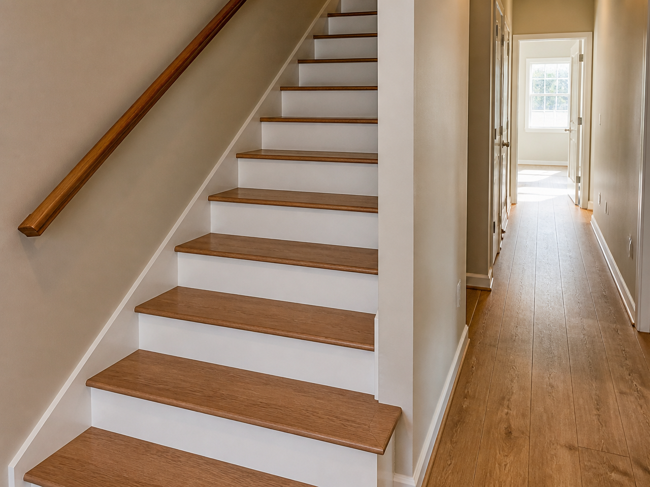 How we install laminate stairs cleanly