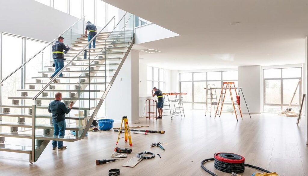 stair remodeling process