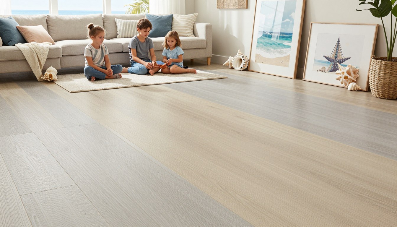 Why Luxury Vinyl Flooring is Perfect for Busy Families and Coastal Climates