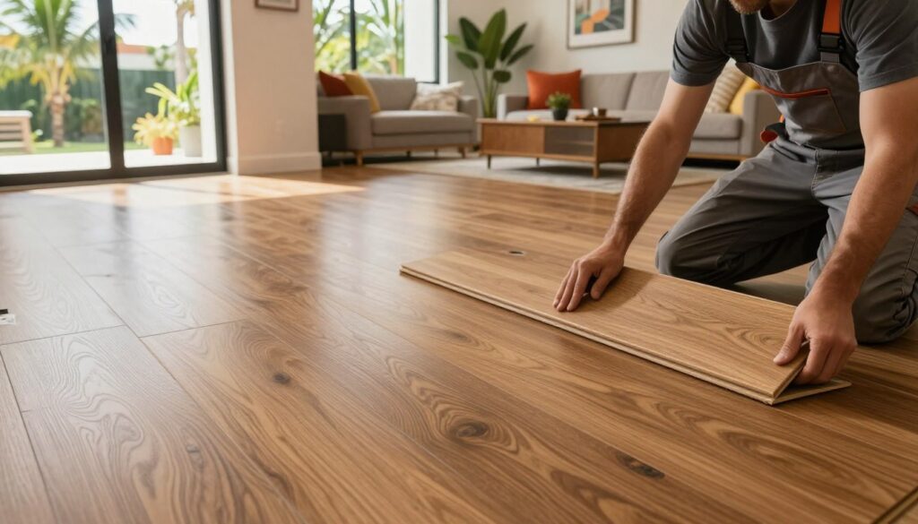 Luxury Vinyl Plank Flooring Installation