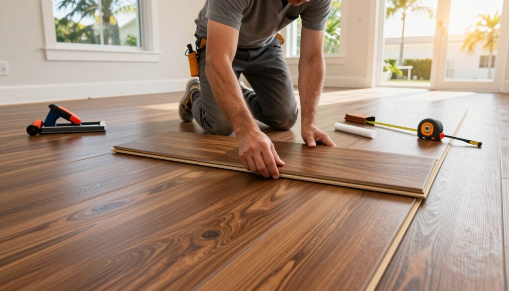 luxury vinyl flooring installation company South Florida